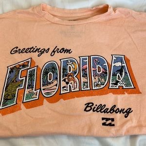 Billabong “Greetings From Florida” Graphic Tee